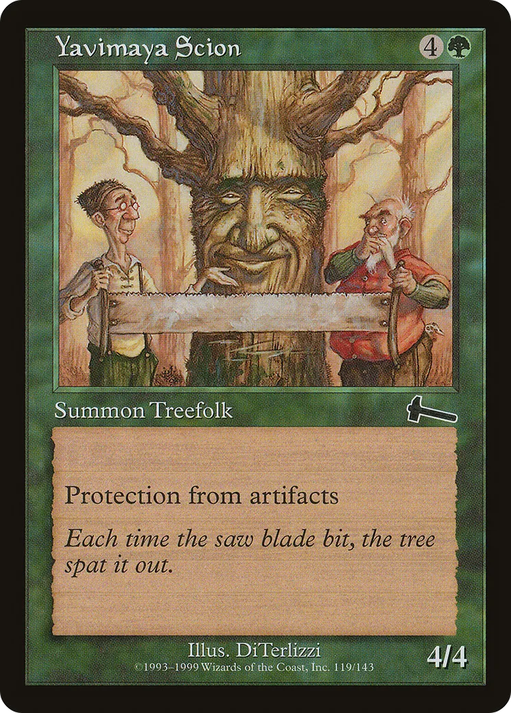 Yavimaya Scion — Urza's Legacy — Magic: The Gathering