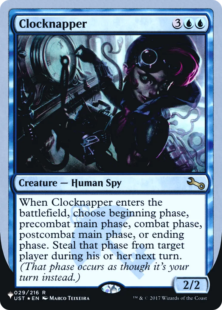 Clocknapper — The List (Unfinity Foil Edition) — Magic: The Gathering