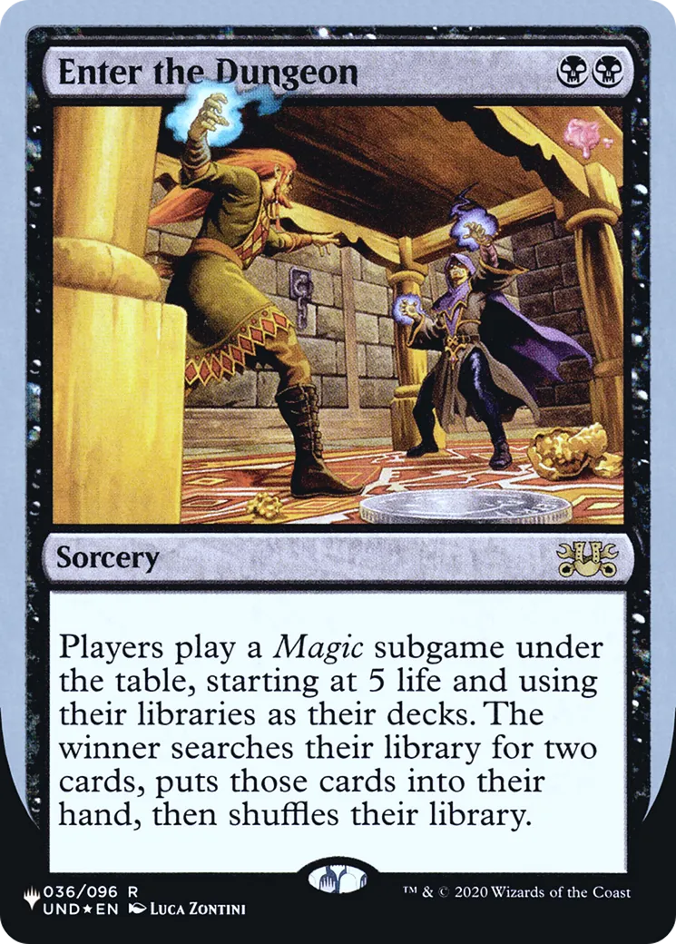 Enter the Dungeon — The List (Unfinity Foil Edition) — Magic: The Gathering