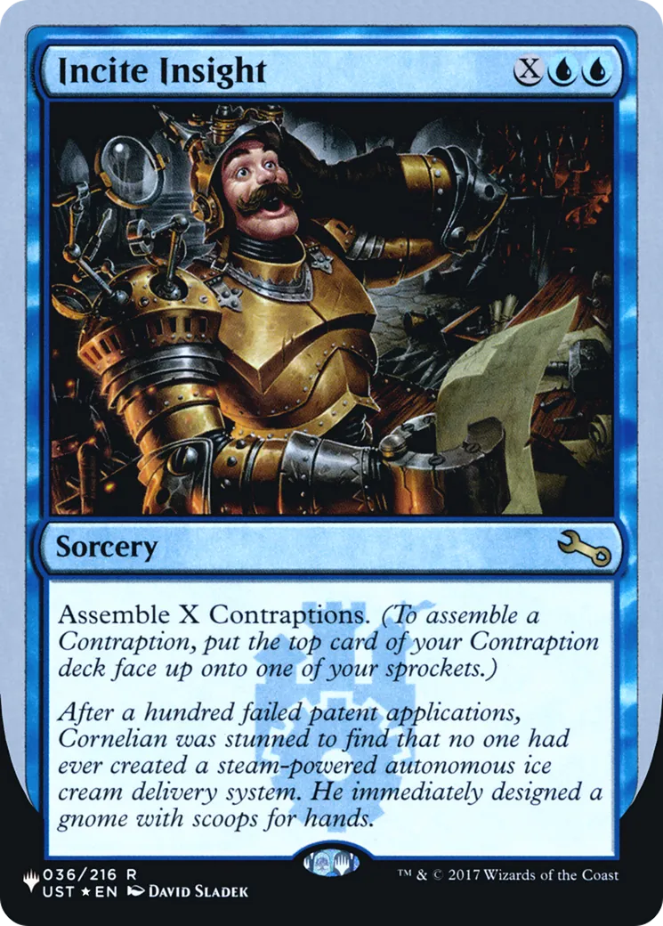 Incite Insight — The List (Unfinity Foil Edition) — Magic: The Gathering