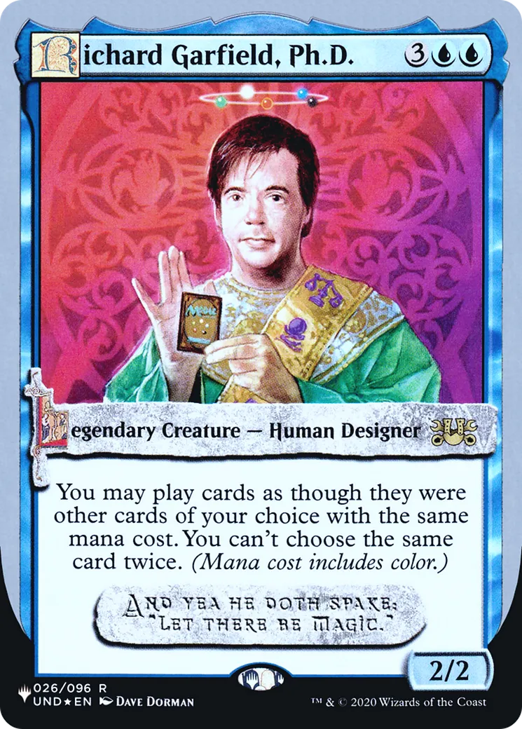Richard Garfield, Ph.D. — The List (Unfinity Foil Edition) — Magic: The Gathering