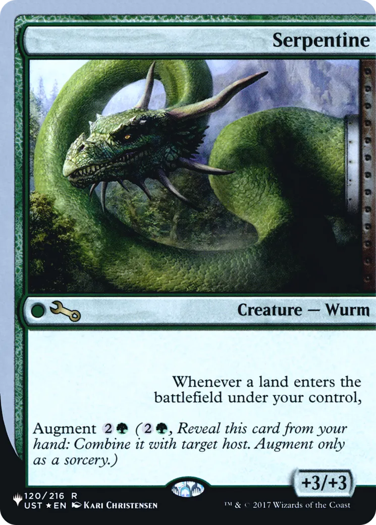 Serpentine — The List (Unfinity Foil Edition) — Magic: The Gathering