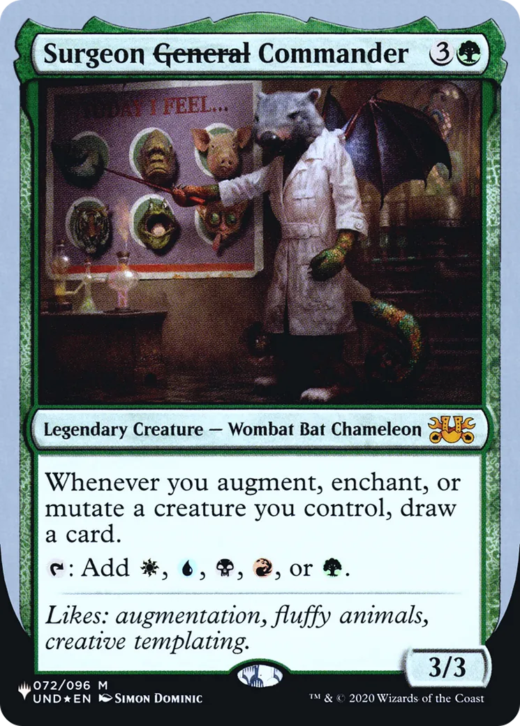 Surgeon General Commander — The List (Unfinity Foil Edition) — Magic: The Gathering