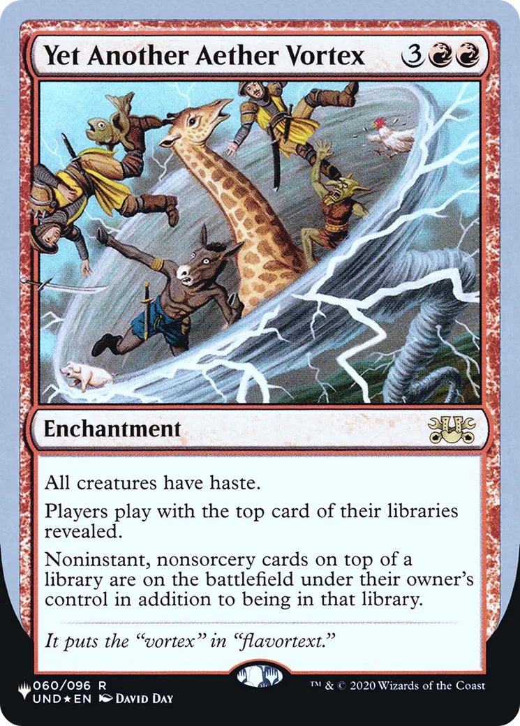 Yet Another Aether Vortex — The List (Unfinity Foil Edition) — Magic: The Gathering
