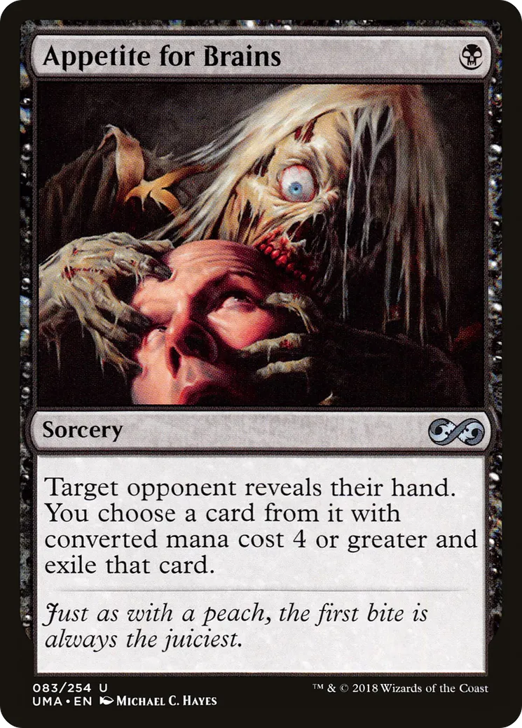 Appetite for Brains — Ultimate Masters — Magic: The Gathering