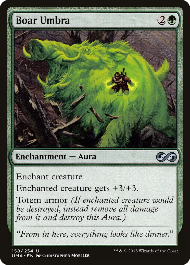 Boar Umbra — Ultimate Masters — Magic: The Gathering
