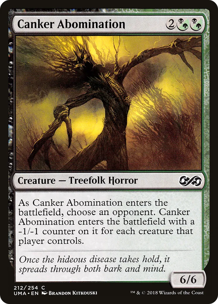 Canker Abomination — Ultimate Masters — Magic: The Gathering