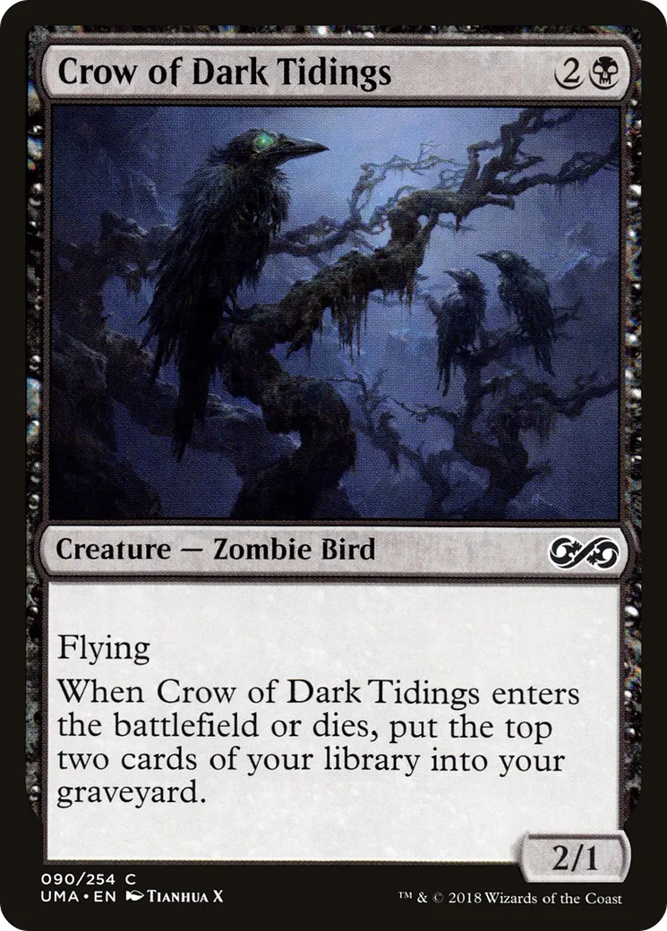 Crow of Dark Tidings — Ultimate Masters — Magic: The Gathering