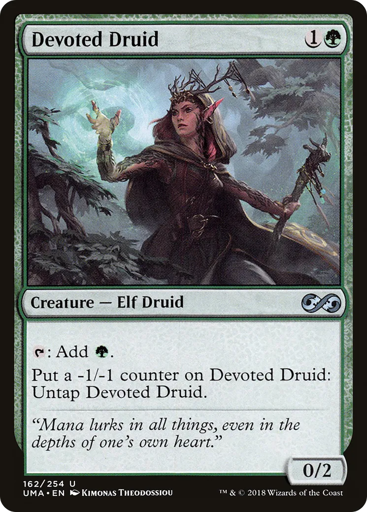 Druidesse dévouée — Ultimate Masters — Magic: The Gathering