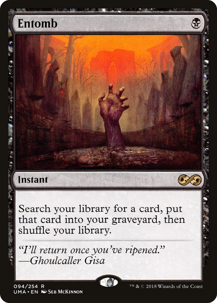 Ensevelissement — Ultimate Masters — Magic: The Gathering