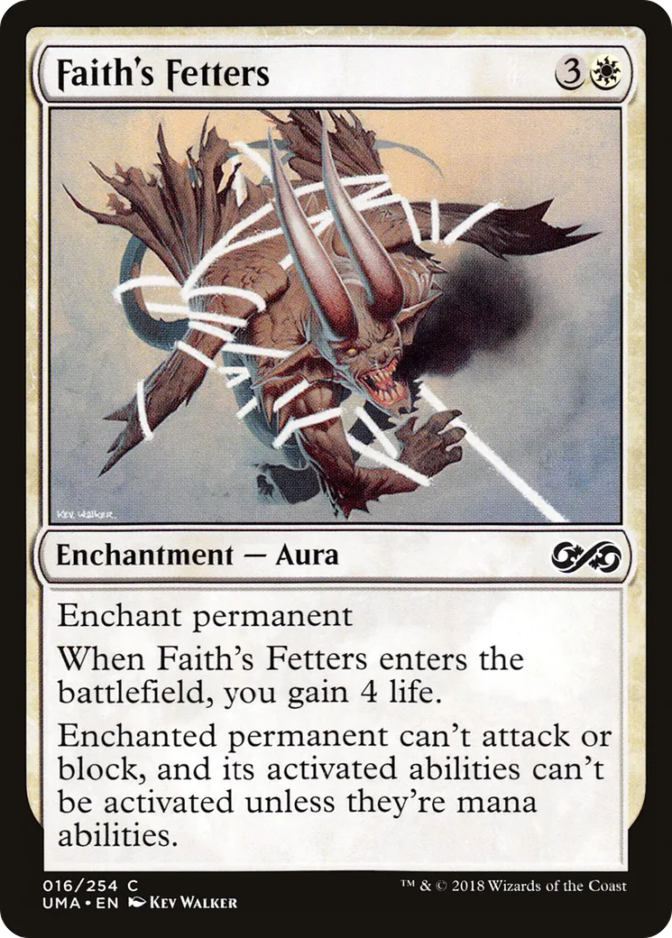 Faith's Fetters — Ultimate Masters — Magic: The Gathering