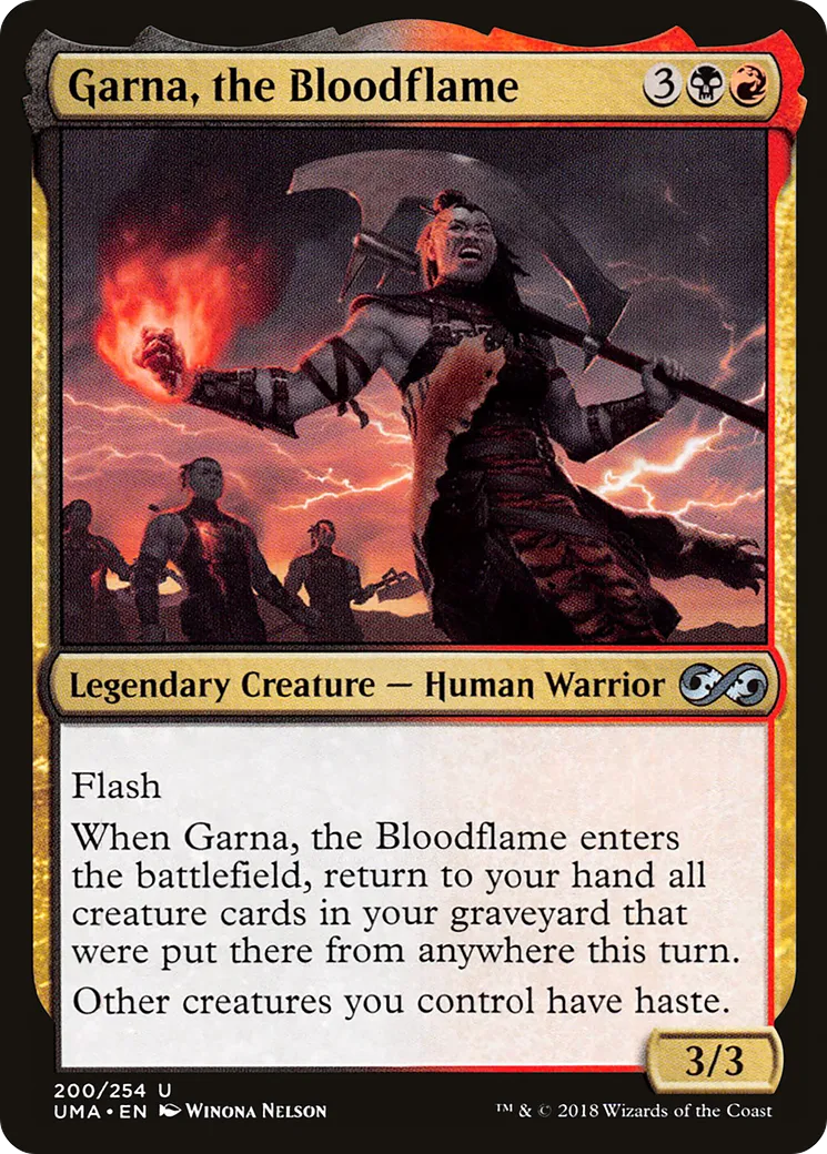 Garna, la Flamme de sang — Ultimate Masters — Magic: The Gathering