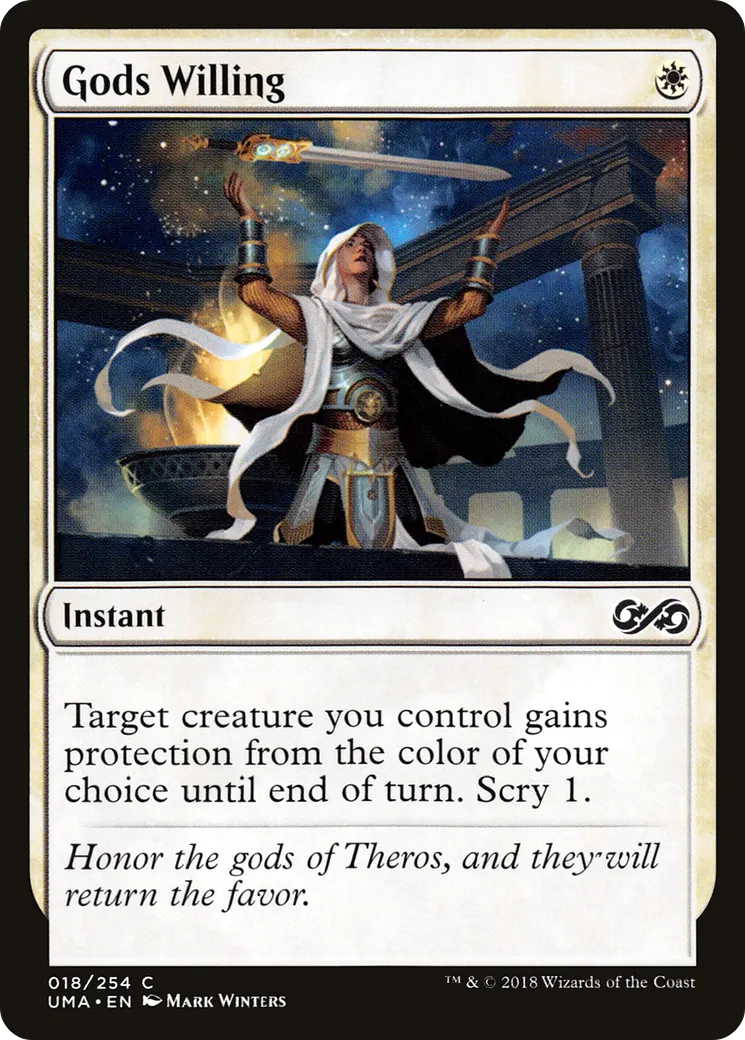 À la grâce des dieux — Ultimate Masters — Magic: The Gathering