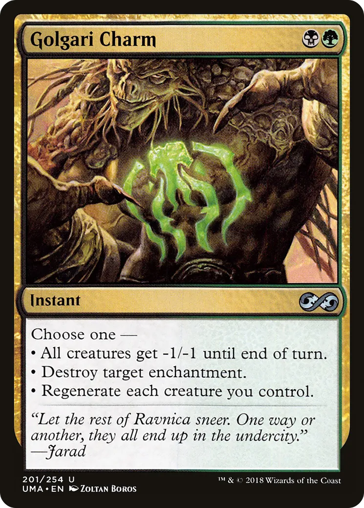 Golgari Charm — Ultimate Masters — Magic: The Gathering