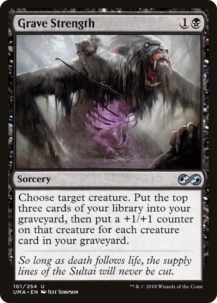 Grave Strength — Ultimate Masters — Magic: The Gathering