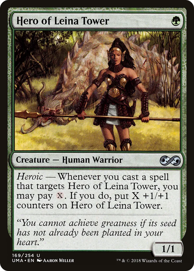 Héroïne de la Tour de Leina — Ultimate Masters — Magic: The Gathering