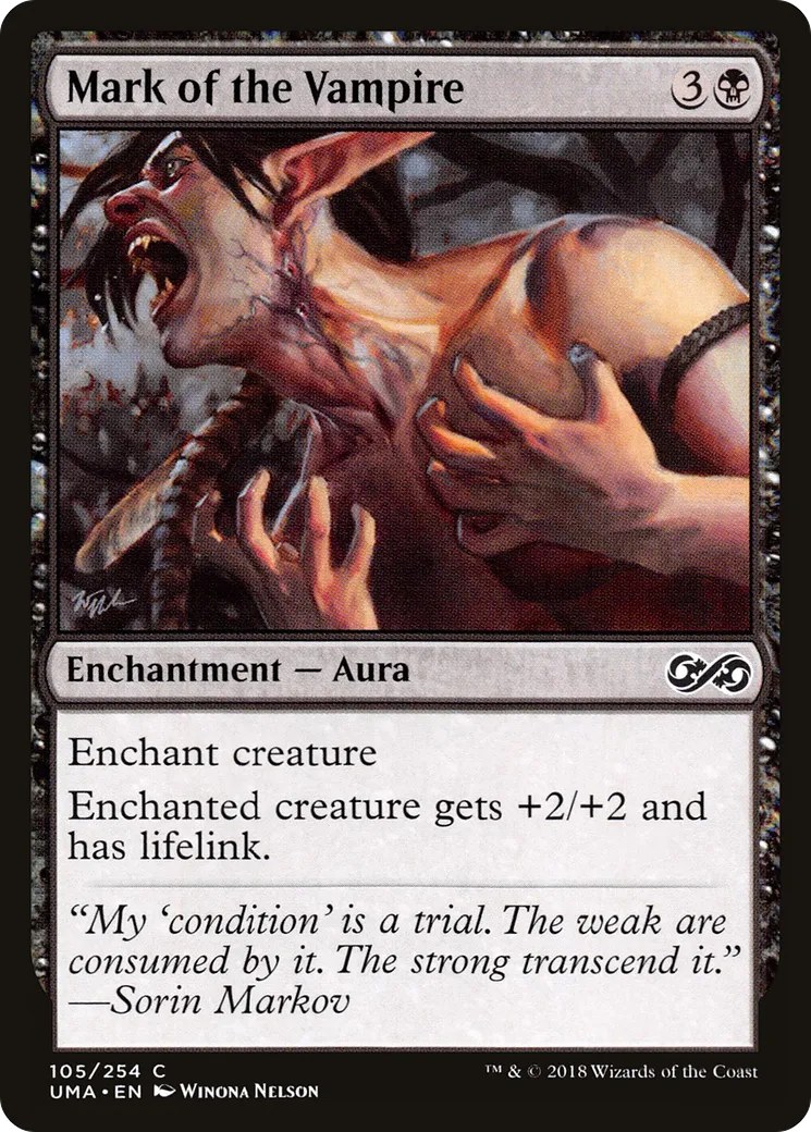 Mark of the Vampire — Ultimate Masters — Magic: The Gathering