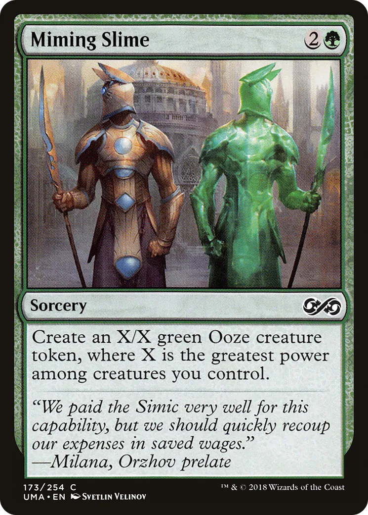 Miming Slime — Ultimate Masters — Magic: The Gathering
