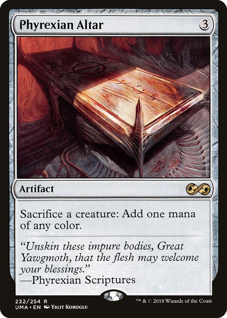 Autel phyrexian — Ultimate Masters — Magic: The Gathering