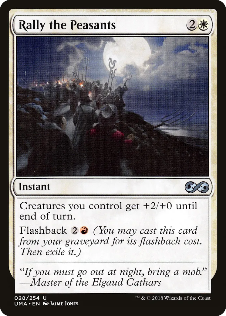Ralliement des paysans — Ultimate Masters — Magic: The Gathering