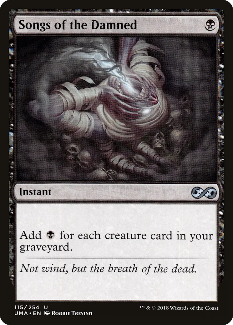 Songs of the Damned — Ultimate Masters — Magic: The Gathering