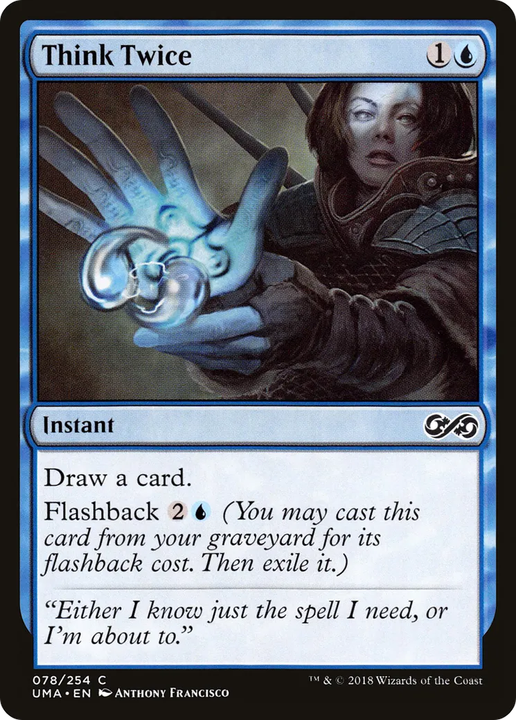 Réfléchir à deux fois — Ultimate Masters — Magic: The Gathering