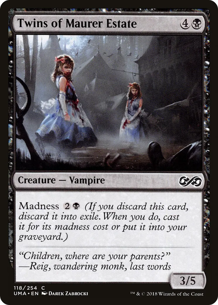 Jumelles du domaine de Maurer — Ultimate Masters — Magic: The Gathering