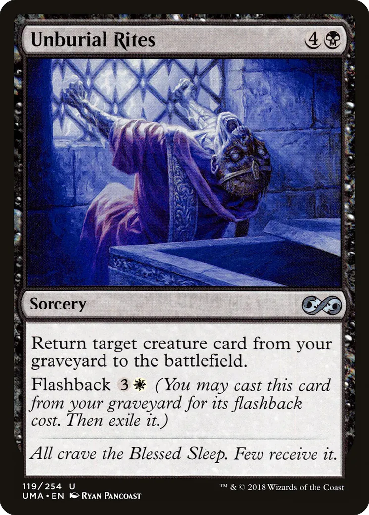 Sacres de déterrement — Ultimate Masters — Magic: The Gathering