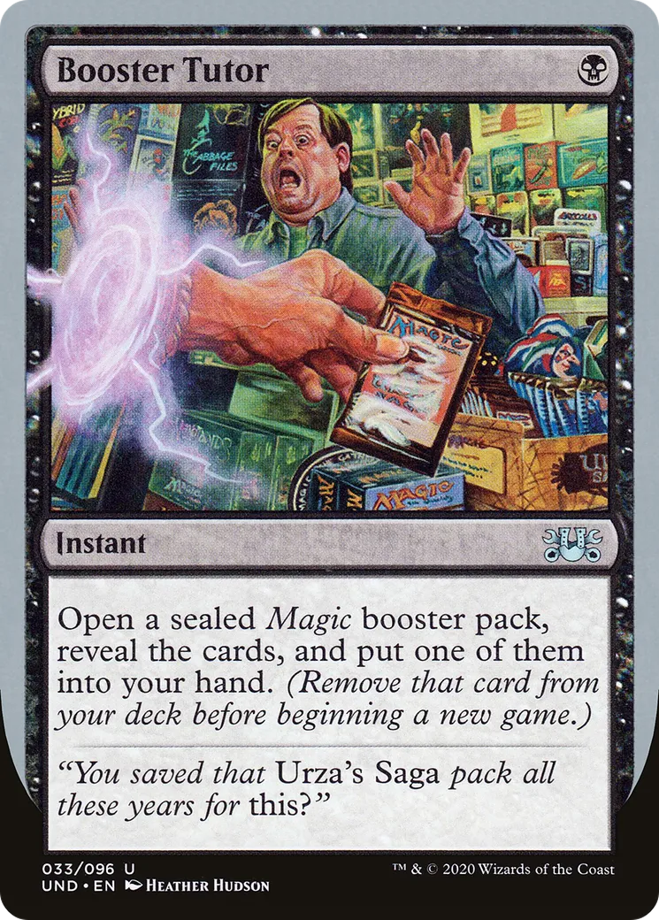 Booster Tutor — Unsanctioned — Magic: The Gathering