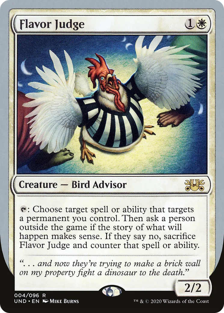 Flavor Judge — Unsanctioned — Magic: The Gathering