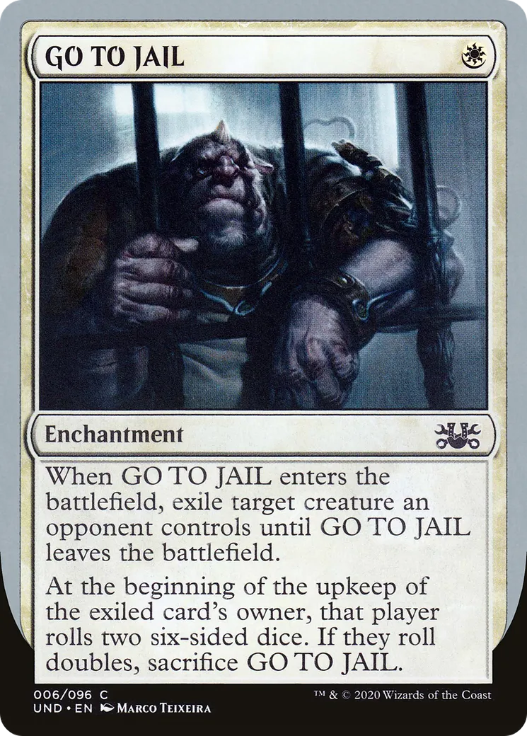 GO TO JAIL — Unsanctioned — Magic: The Gathering
