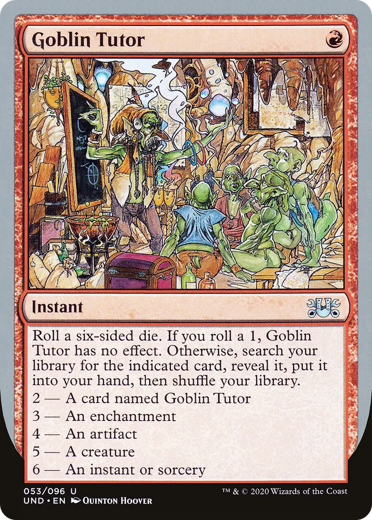 Goblin Tutor — Unsanctioned — Magic: The Gathering
