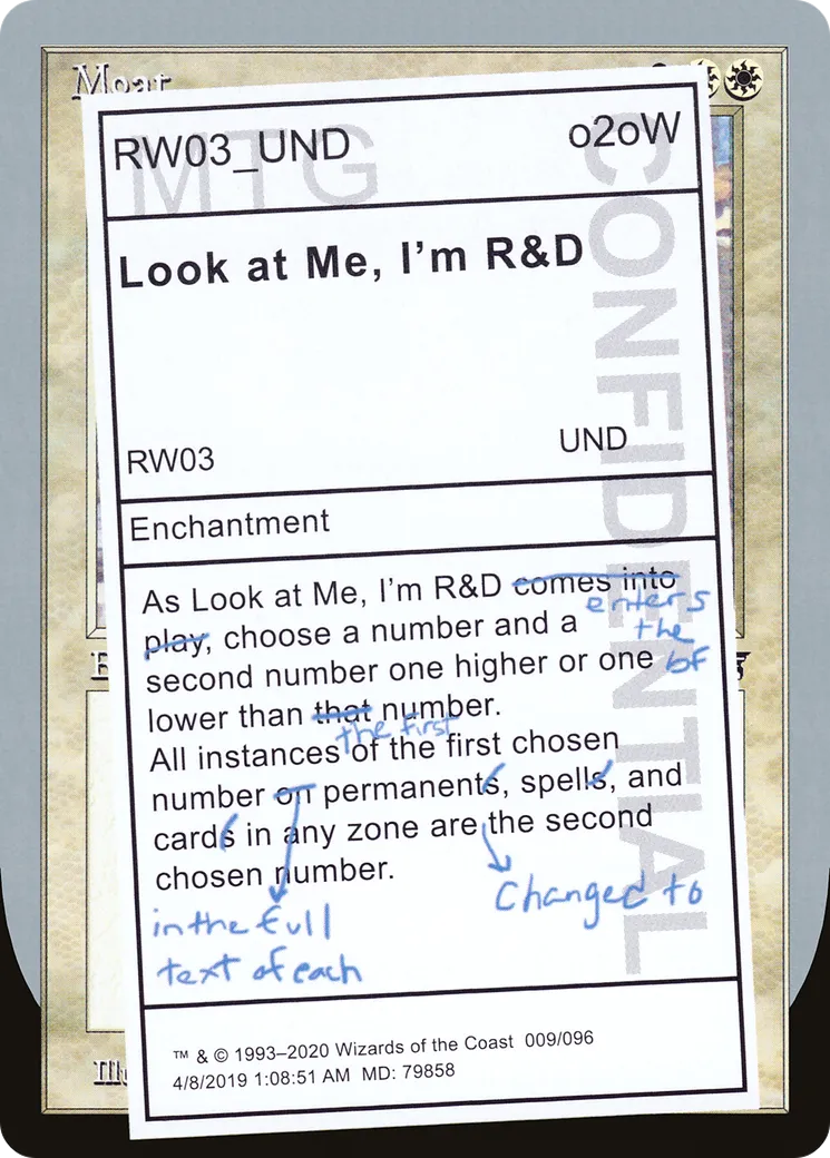 Look at Me, I'm R&D — Unsanctioned — Magic: The Gathering
