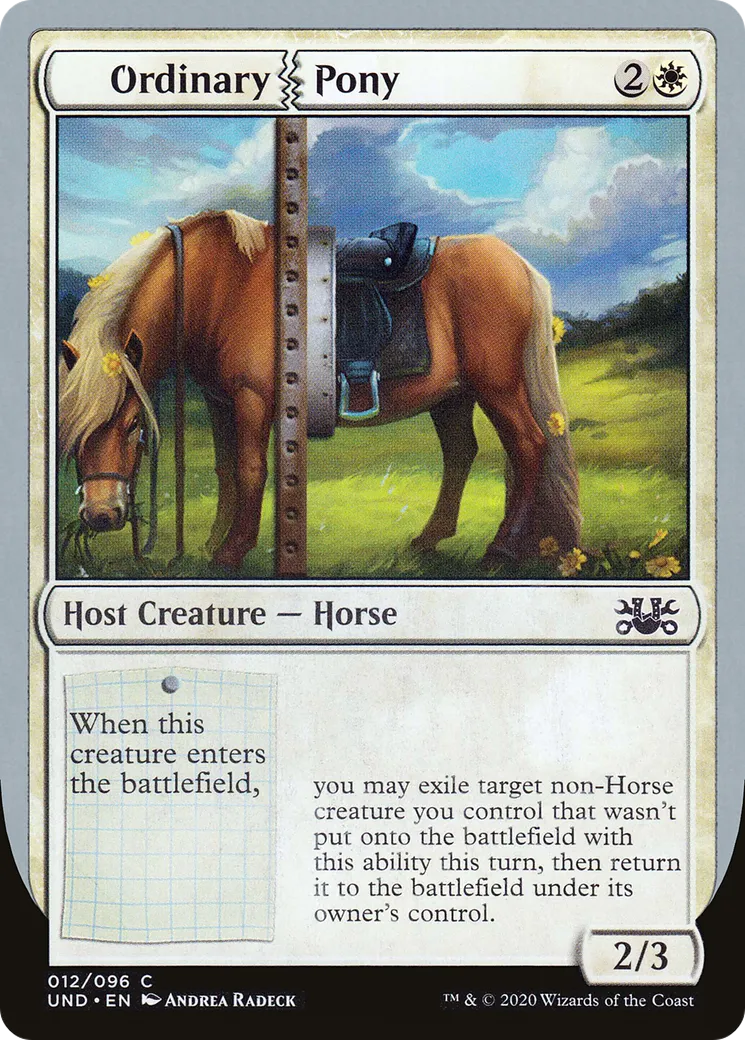 Ordinary Pony — Unsanctioned — Magic: The Gathering