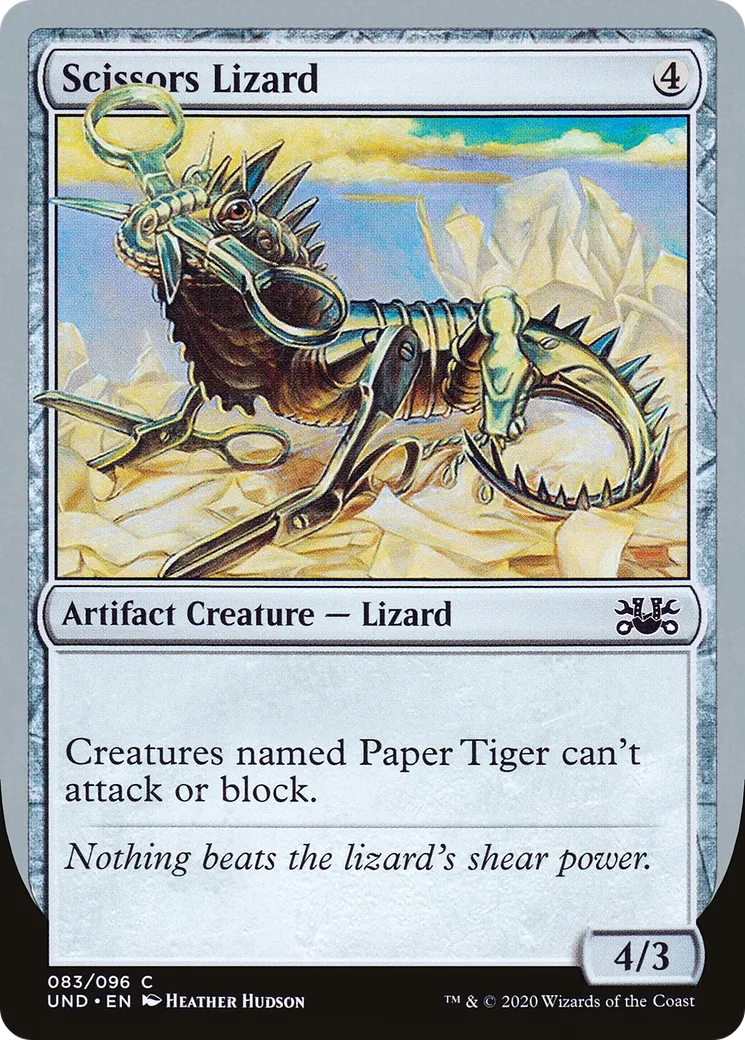 Scissors Lizard — Unsanctioned — Magic: The Gathering