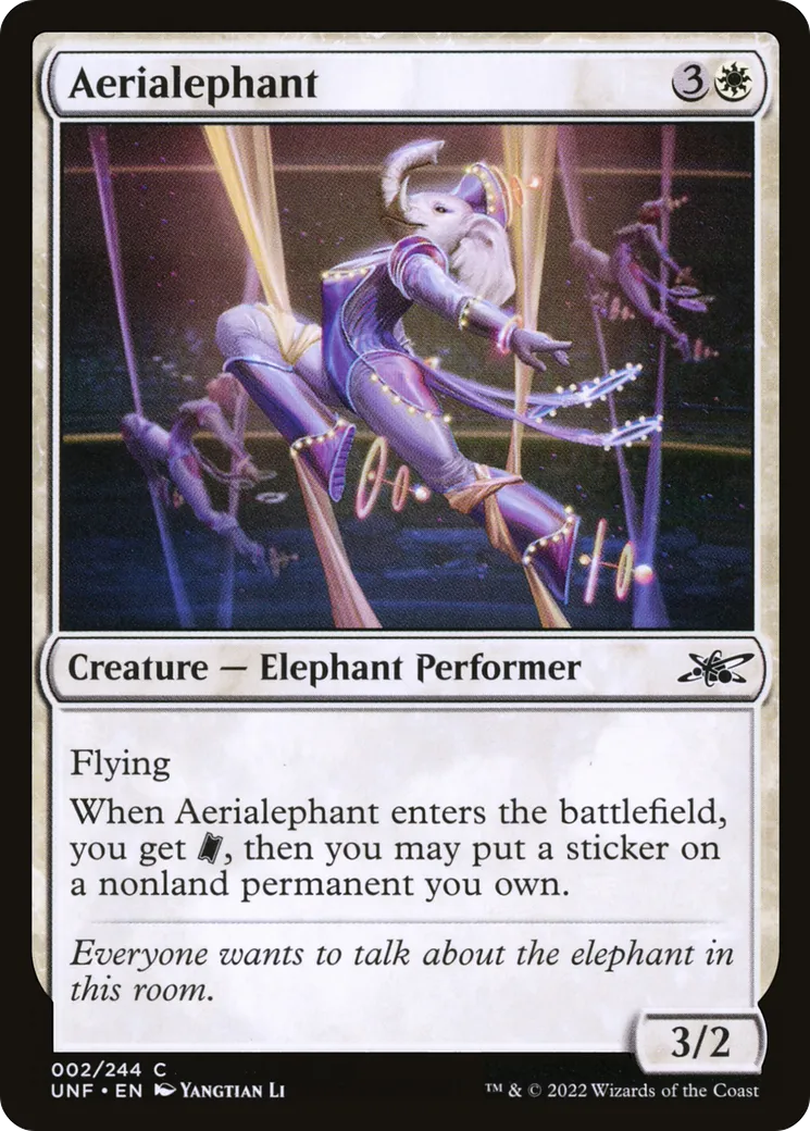 Aerialephant — Unfinity — Magic: The Gathering