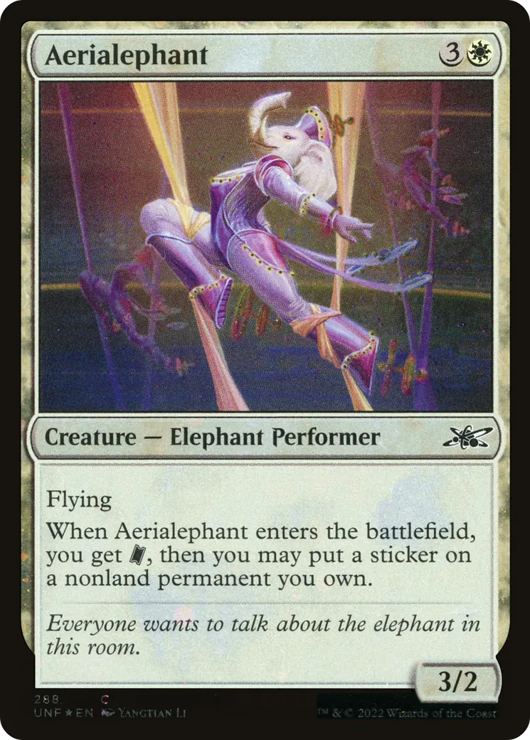 Aerialephant — Unfinity — Magic: The Gathering