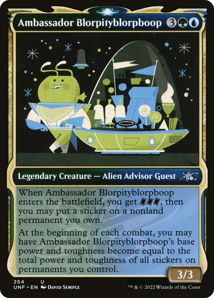 Ambassador Blorpityblorpboop — Unfinity — Magic: The Gathering
