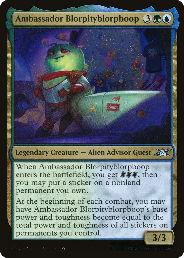 Ambassador Blorpityblorpboop — Unfinity — Magic: The Gathering