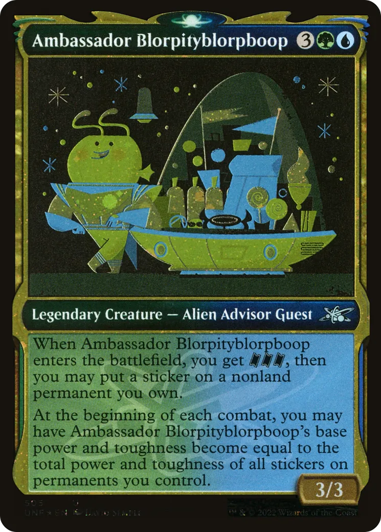 Ambassador Blorpityblorpboop — Unfinity — Magic: The Gathering