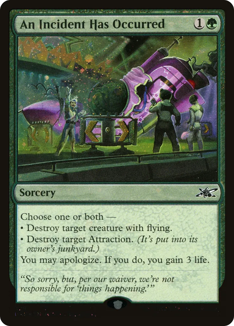 An Incident Has Occurred — Unfinity — Magic: The Gathering