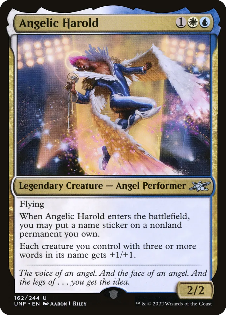 Angelic Harold — Unfinity — Magic: The Gathering