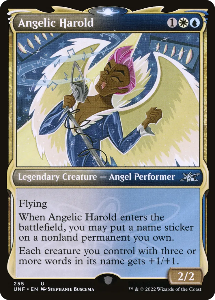Angelic Harold — Unfinity — Magic: The Gathering