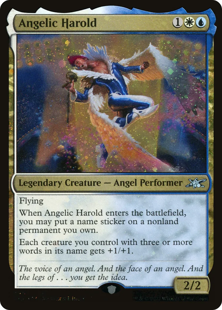 Angelic Harold — Unfinity — Magic: The Gathering