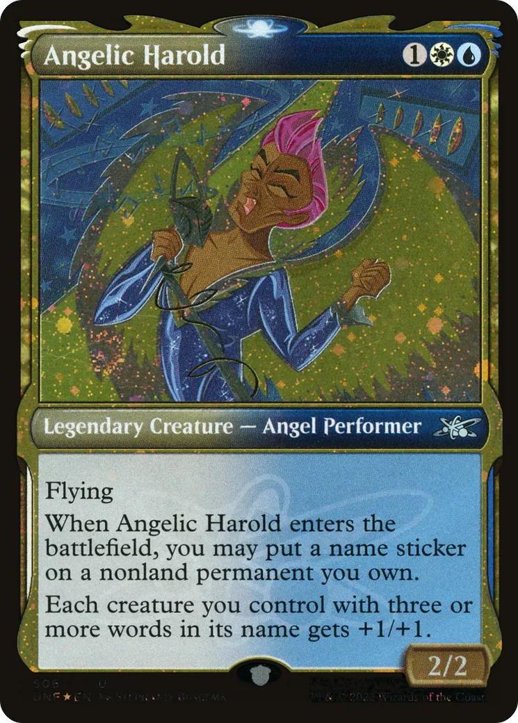 Angelic Harold — Unfinity — Magic: The Gathering