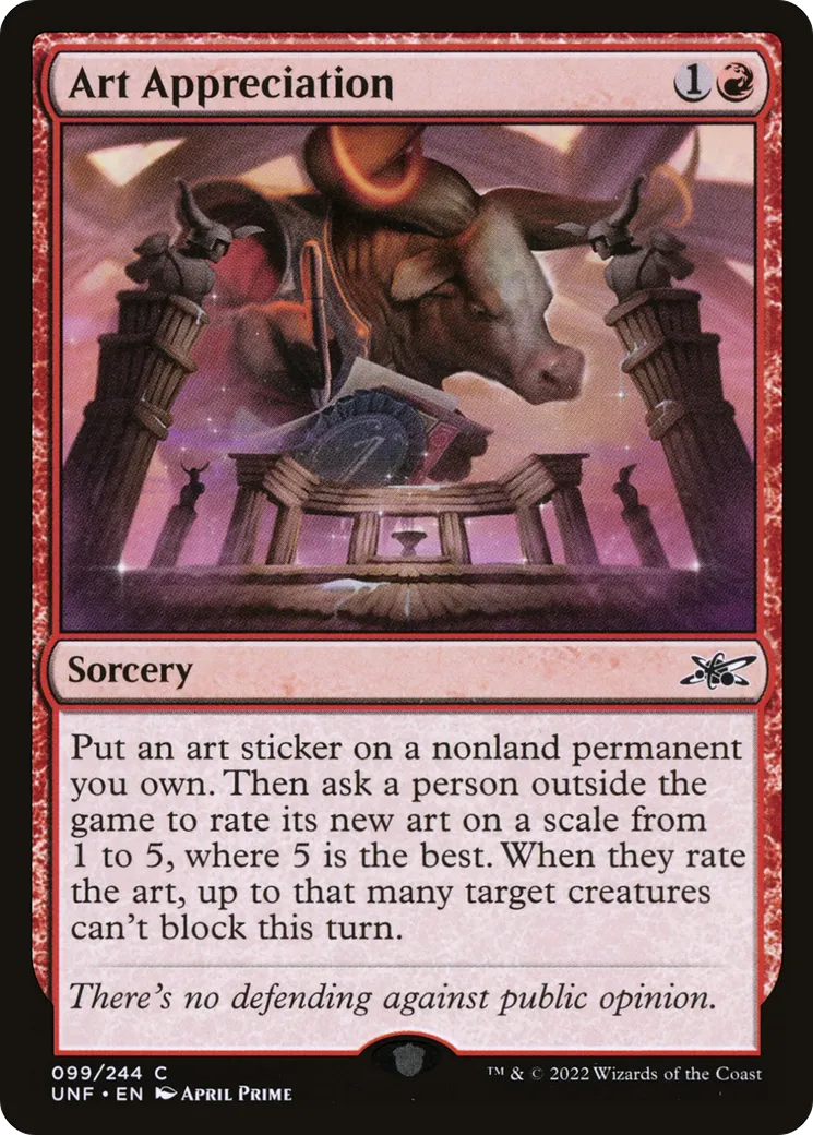 Art Appreciation — Unfinity — Magic: The Gathering