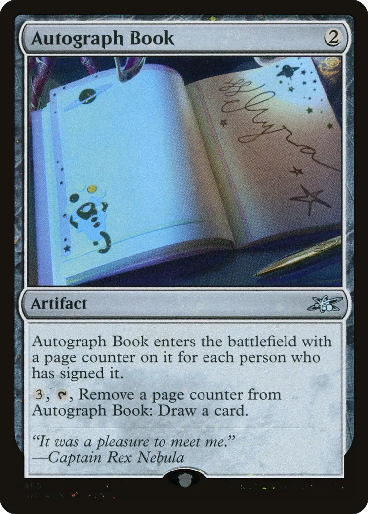 Autograph Book — Unfinity — Magic: The Gathering