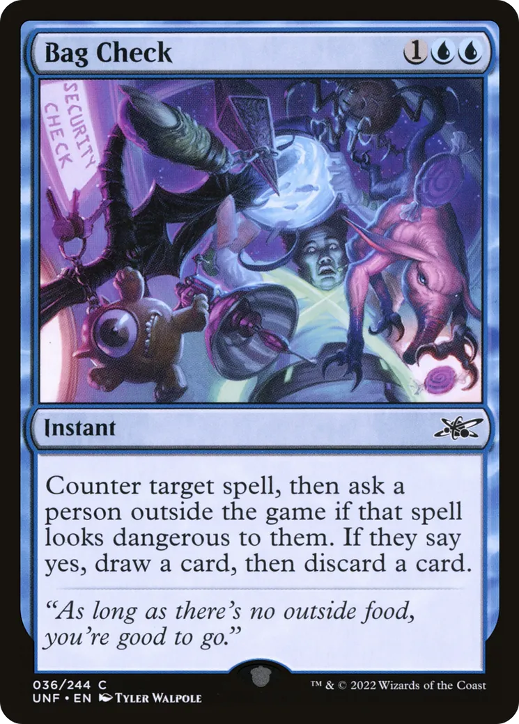 Bag Check — Unfinity — Magic: The Gathering