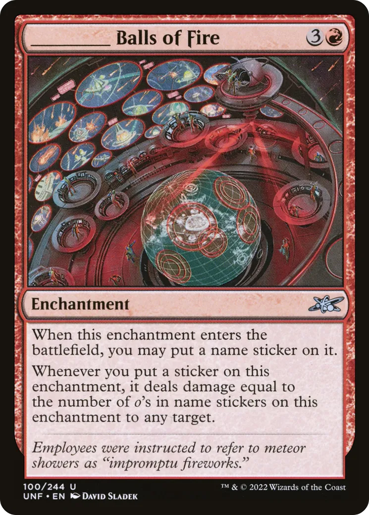 _____ Balls of Fire — Unfinity — Magic: The Gathering