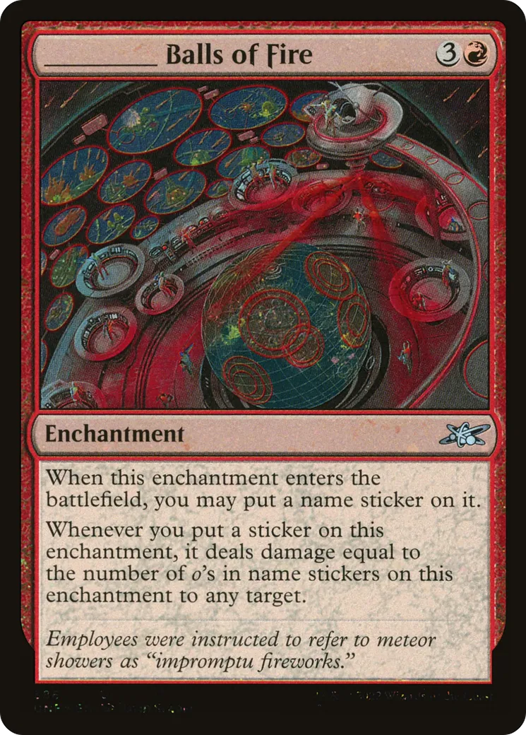 _____ Balls of Fire — Unfinity — Magic: The Gathering